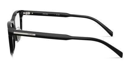 Prada PRB08VD Black glasses - Black - Side View