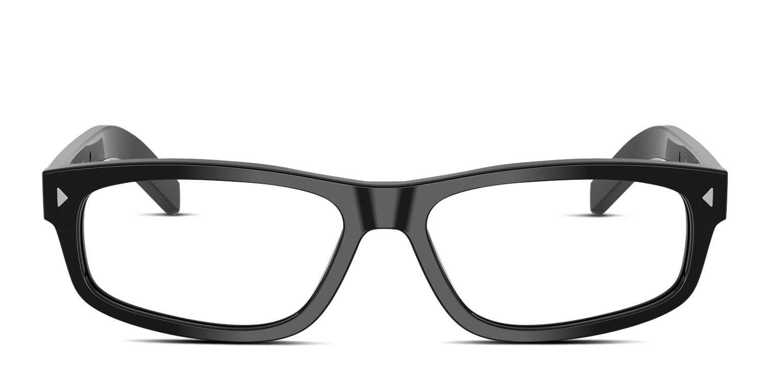Prada PRB02V Black glasses - Black - Frontal View