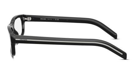Prada PRB02V Black glasses - Black - Side View