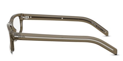 Prada PRB02V Clear, Brown glasses - Clear / Brown - Side View