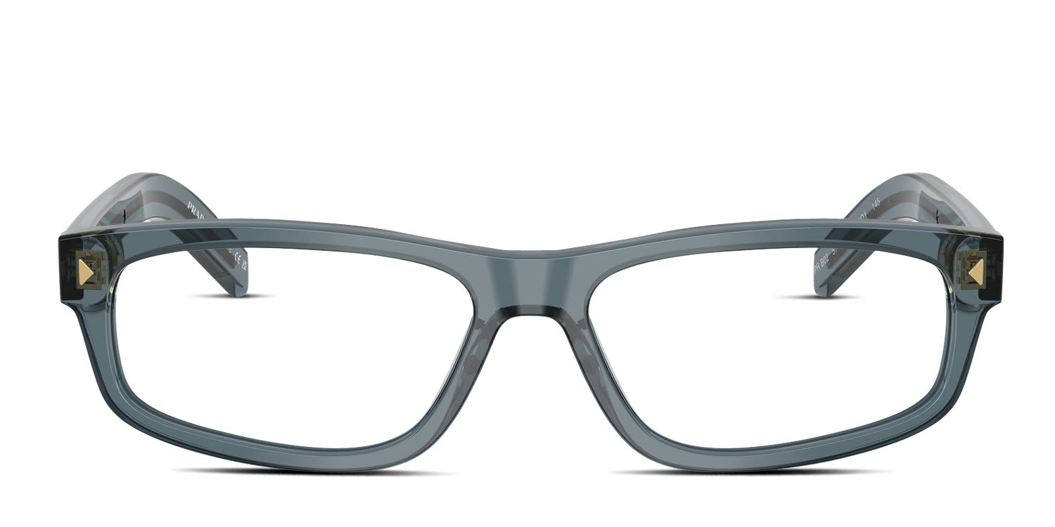 Prada PRB02V Clear, Blue glasses - Clear / Blue - Frontal View