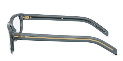 Prada PRB02V Clear, Blue glasses - Clear / Blue - Side View