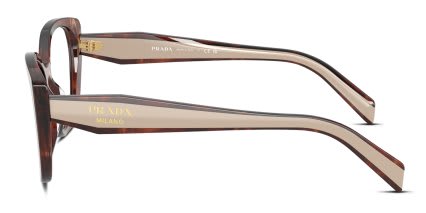 Prada PRB04V Tortoise, Gold glasses - Tortoise / Gold - Side View