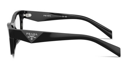 Prada PRB01V Black glasses - Black - Side View
