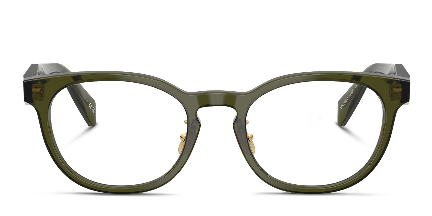 Prada PRB06VD Clear glasses - Clear - Frontal View