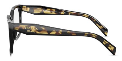 Prada PRB03V Black glasses - Black - Side View