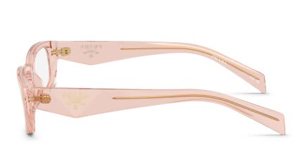 Prada PRB05V Pink, Clear glasses - Pink / Clear - Side View