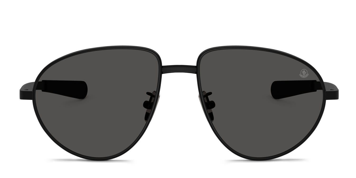 Moncler ME4009 Vizla Black, Gray glasses - Black / Gray - Frontal View