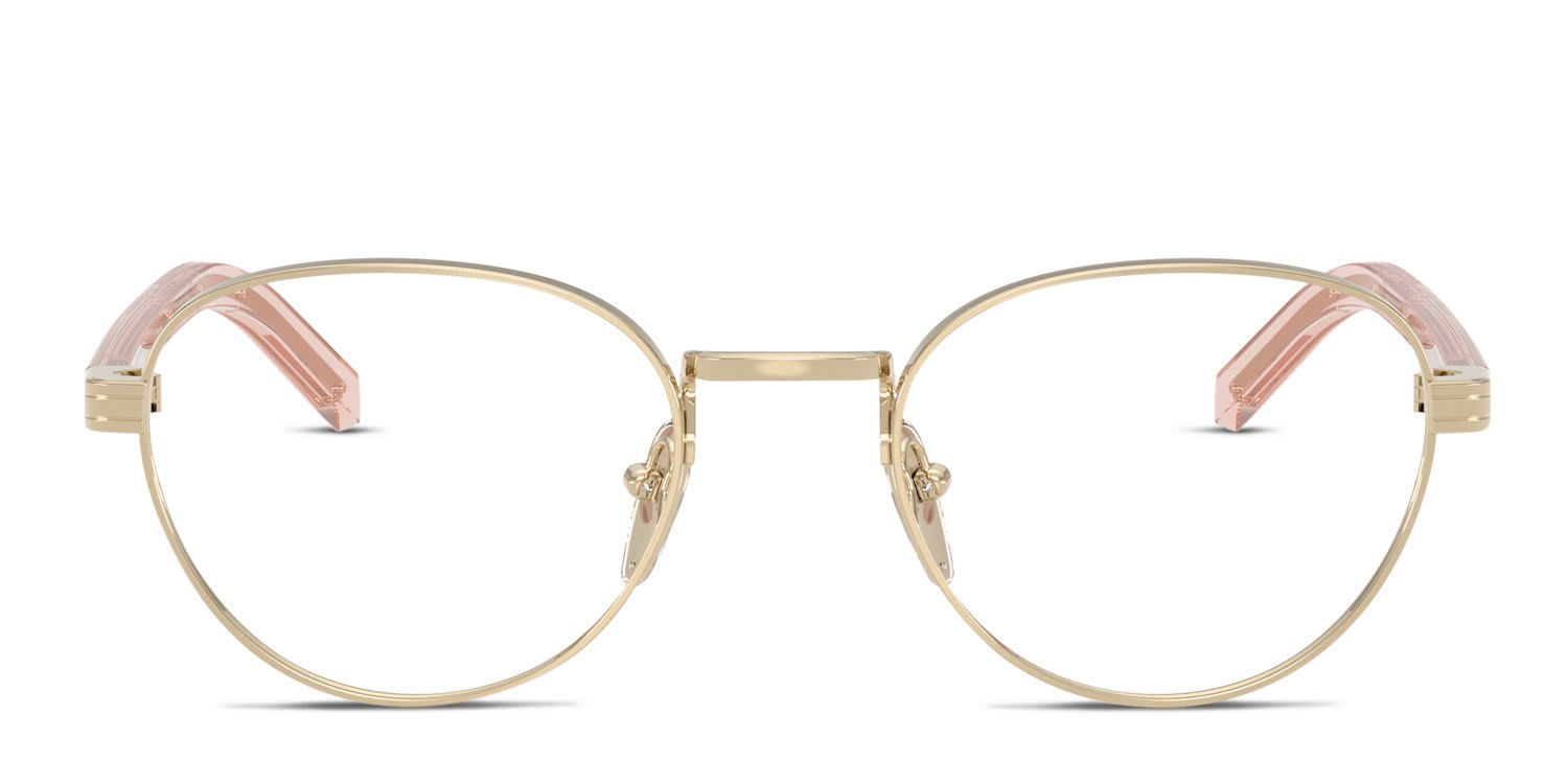 Prada PRB53V Gold glasses - Gold - Frontal View