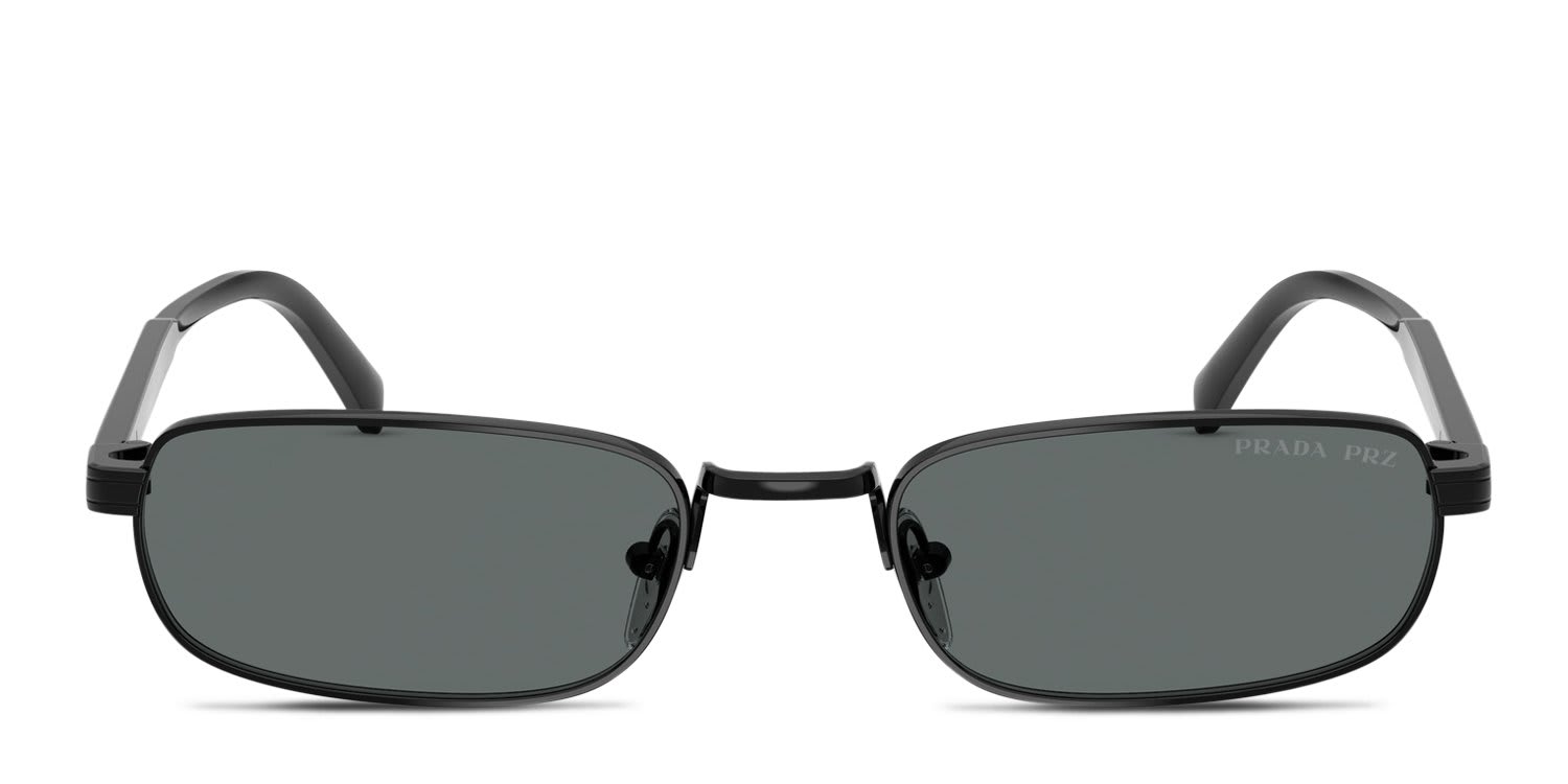 Prada PRB54S Black glasses - Black / Gray - Frontal View