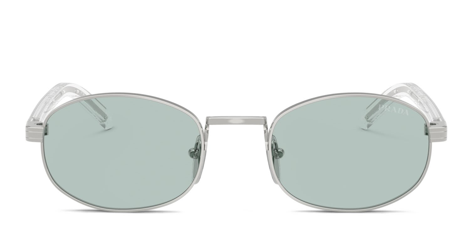 Prada PRB53S Silver glasses - Silver - Frontal View