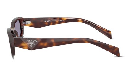 Prada PRB06S Tortoise glasses - Tortoise / Gray - Side View