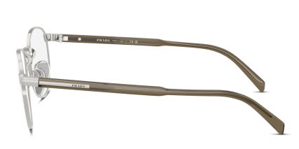 Prada PRB52V Silver glasses - Silver - Side View