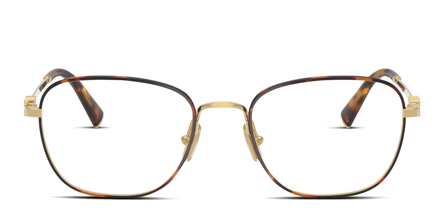 Miu Miu MU50WV Tortoise, Gold glasses - Tortoise / Bronze - Frontal View