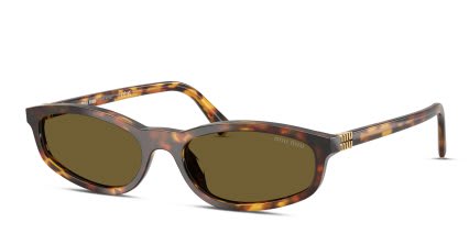 Miu Miu MUA06S Bronze, Tortoise glasses - Bronze / Tortoise / Brown - Angle View
