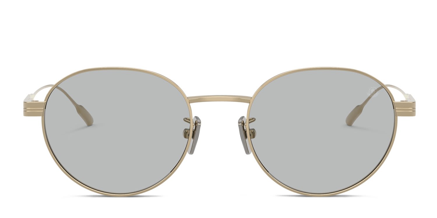 Moncler ME4006TD Subtila Gold, Gray glasses - Gold / Gray - Frontal View