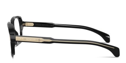 Moncler ME2008 Black glasses - Black - Side View