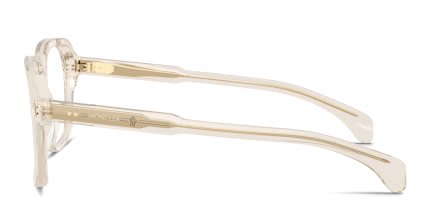 Moncler ME2010 Clear, Beige glasses - Clear / Beige - Side View