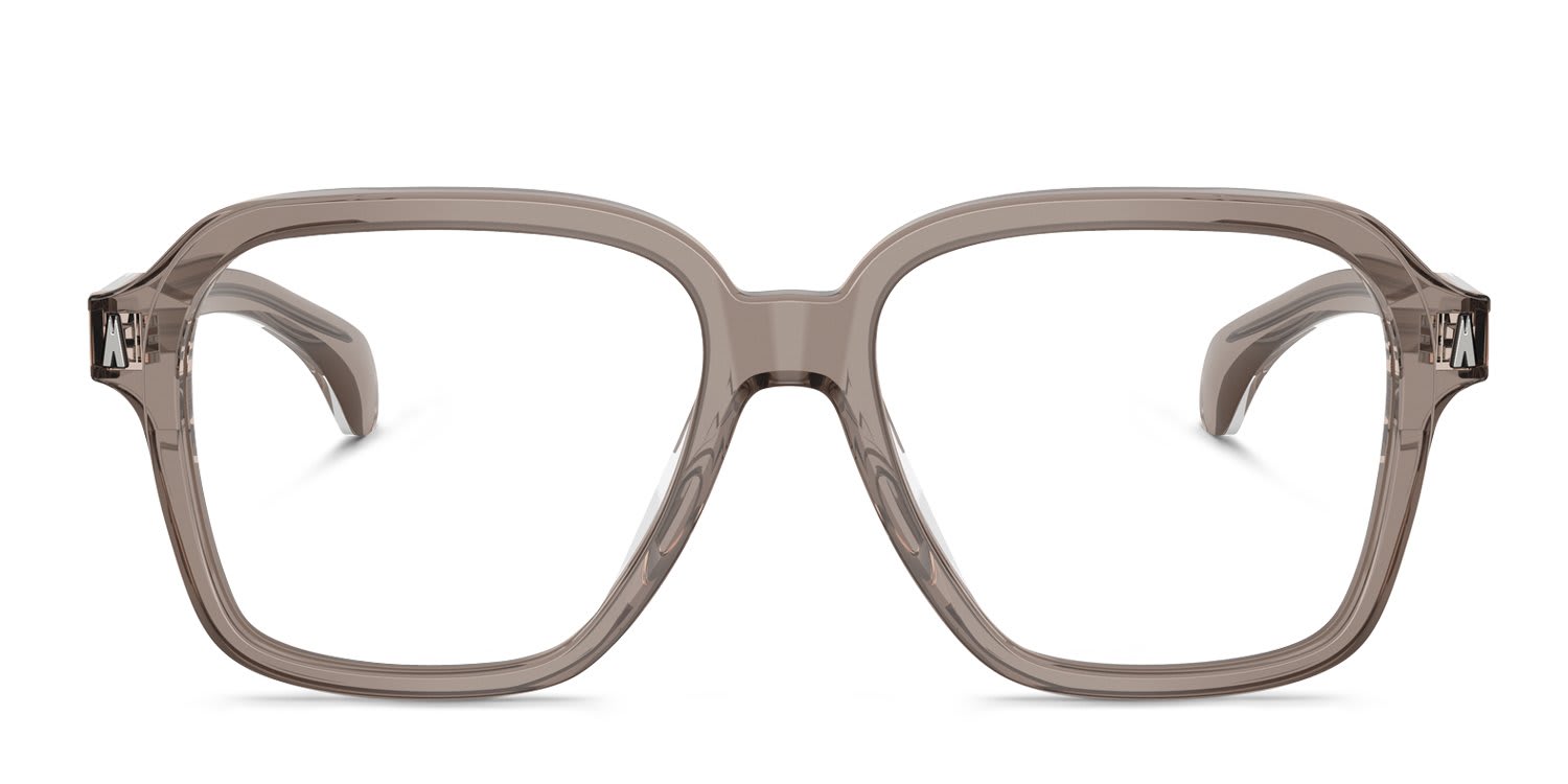 Moncler ME2010 Clear, Gray glasses - Clear / Gray - Frontal View