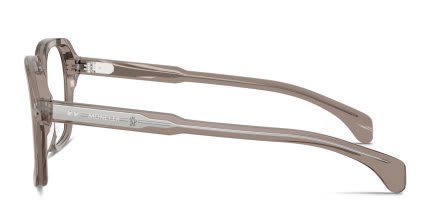 Moncler ME2010 Clear, Gray glasses - Clear / Gray - Side View