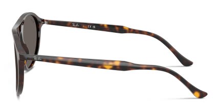 Ray-Ban RB2215 Tortoise, Gray glasses - Tortoise / Gray - Side View