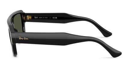 Ray-Ban RB4454 Lukas Black, Green glasses - Black / Green - Side View