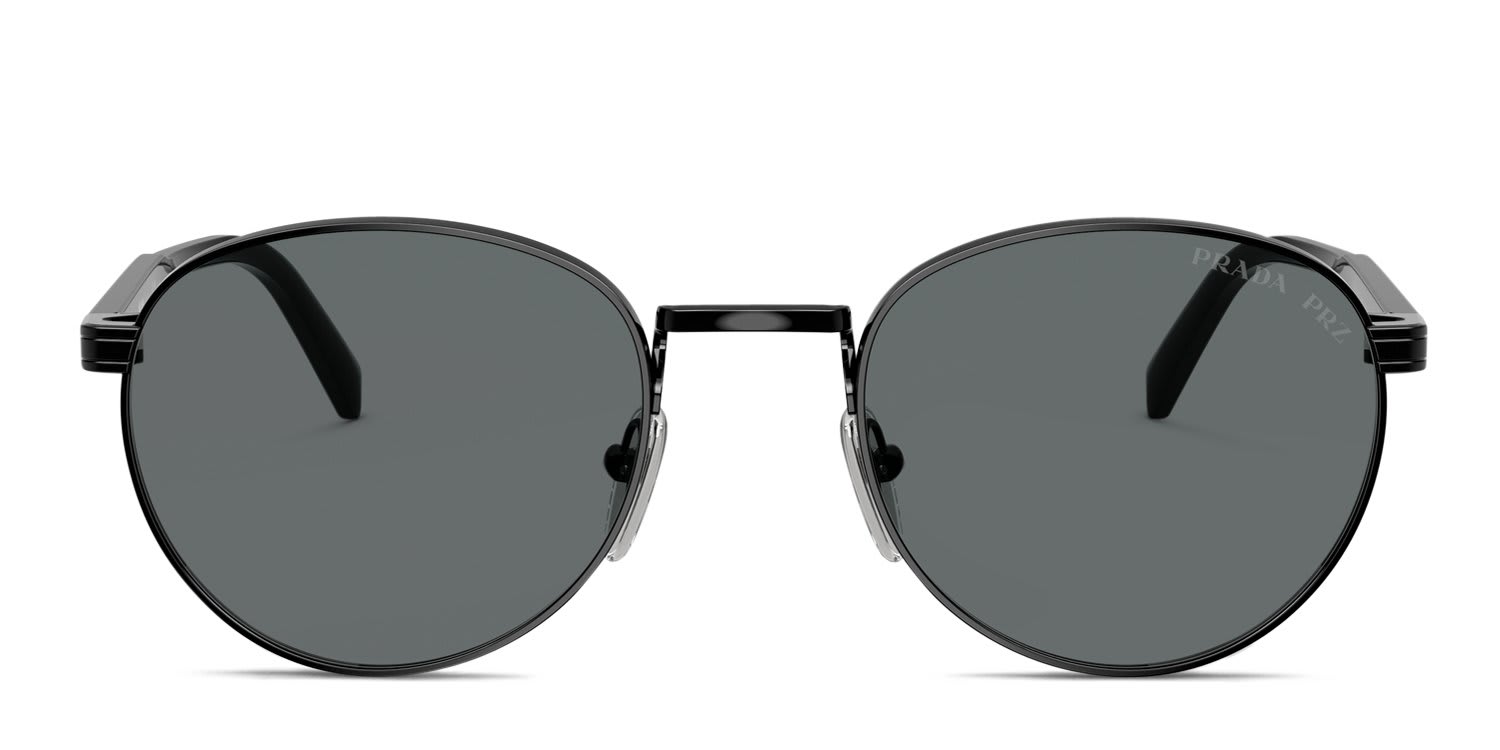Prada PRB51S Shiny Black glasses - Shiny Black - Frontal View