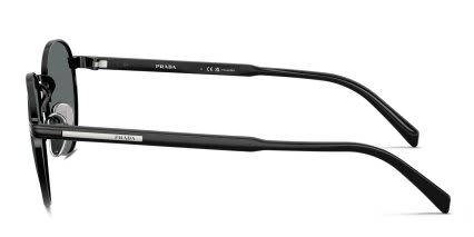 Prada PRB51S Shiny Black glasses - Shiny Black - Side View