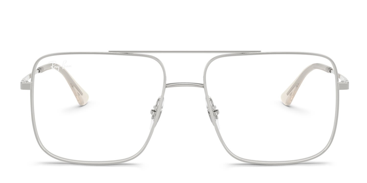 Ray-Ban RX3758V Ari Silver glasses - Silver - Frontal View