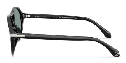 Giorgio Armani AR8236U Black glasses - Black - Side View