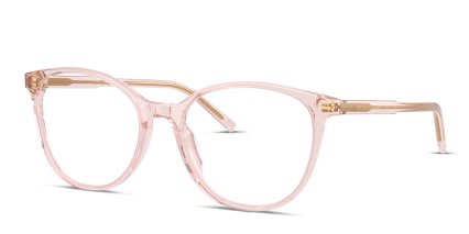 Dolce & Gabbana DG3425 Clear, Pink glasses - Clear / Pink - Angle View