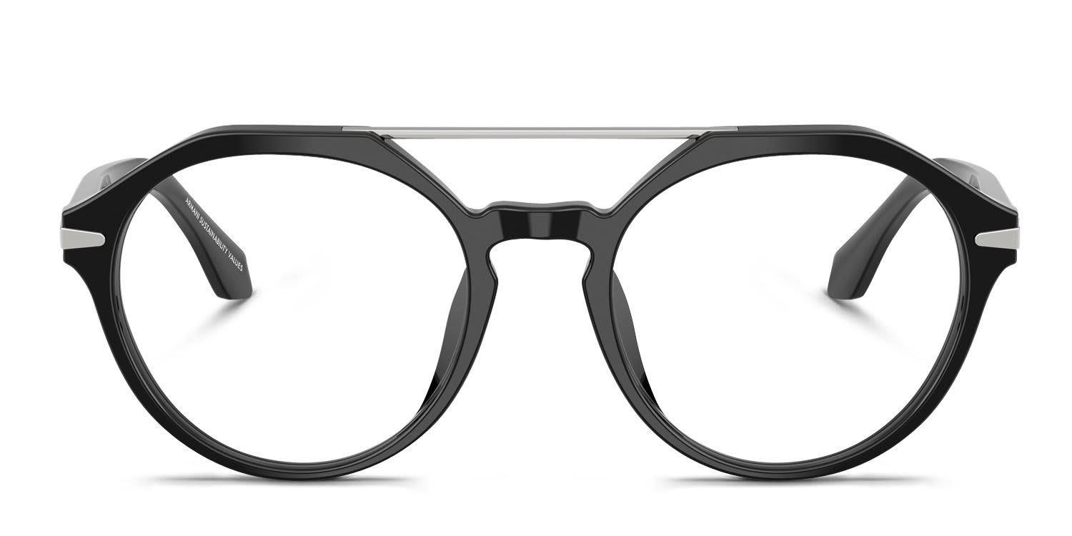 Giorgio Armani AR7278U Black glasses - Black - Frontal View