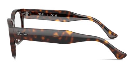 Ray-Ban RX7256 Laurene Tortoise glasses - Tortoise - Side View
