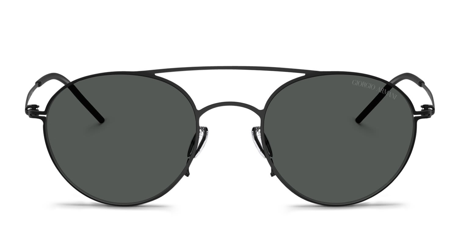 Giorgio Armani AR6169 Black, Gray glasses - Black / Gray - Frontal View