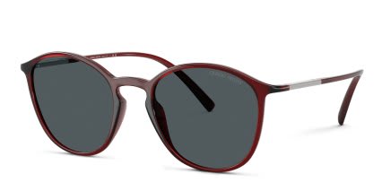 Giorgio Armani AR8233U Red glasses - Red - Angle View