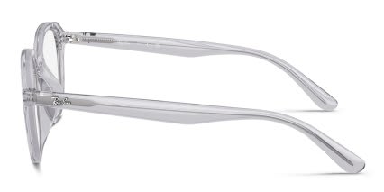 Ray-Ban RX7259D Clear, Gray glasses - Clear / Gray - Side View
