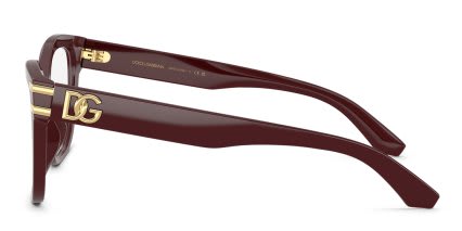 Dolce & Gabbana DG3418 Red glasses - Red - Side View