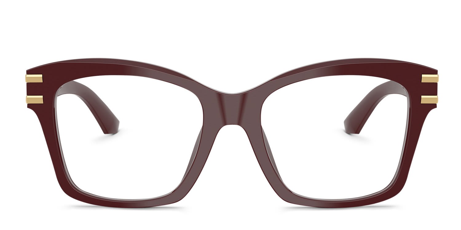 Dolce & Gabbana DG3419 Red glasses - Red - Frontal View