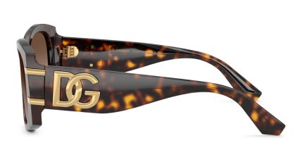 Dolce & Gabbana DG4501 Tortoise, Brown glasses - Tortoise / Brown - Side View