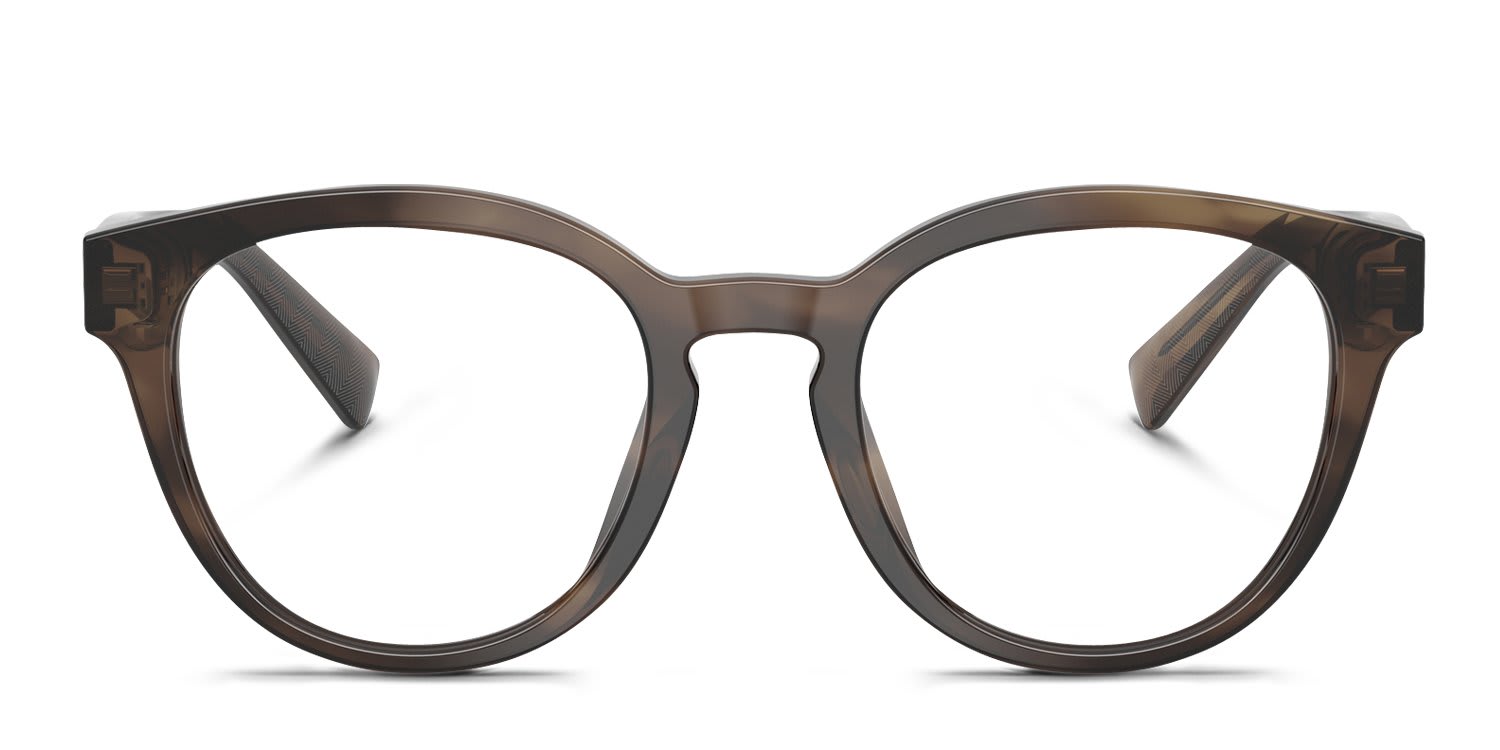 Dolce & Gabbana DG3421 Brown glasses - Brown - Frontal View
