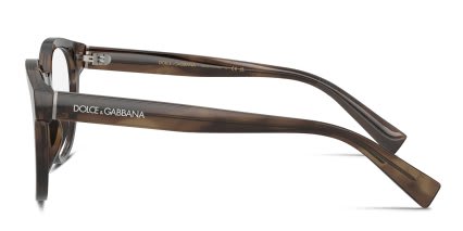 Dolce & Gabbana DG3421 Brown glasses - Brown - Side View