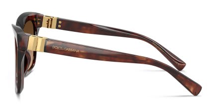 Dolce & Gabbana DG4498 Red, Tortoise, Brown glasses - Brown / Tortoise - Side View