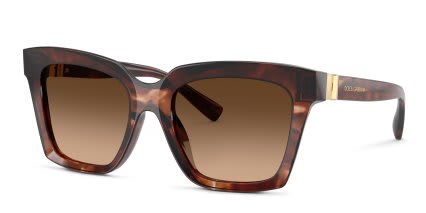 Dolce & Gabbana DG4498 Red, Tortoise, Brown glasses - Brown / Tortoise - Angle View