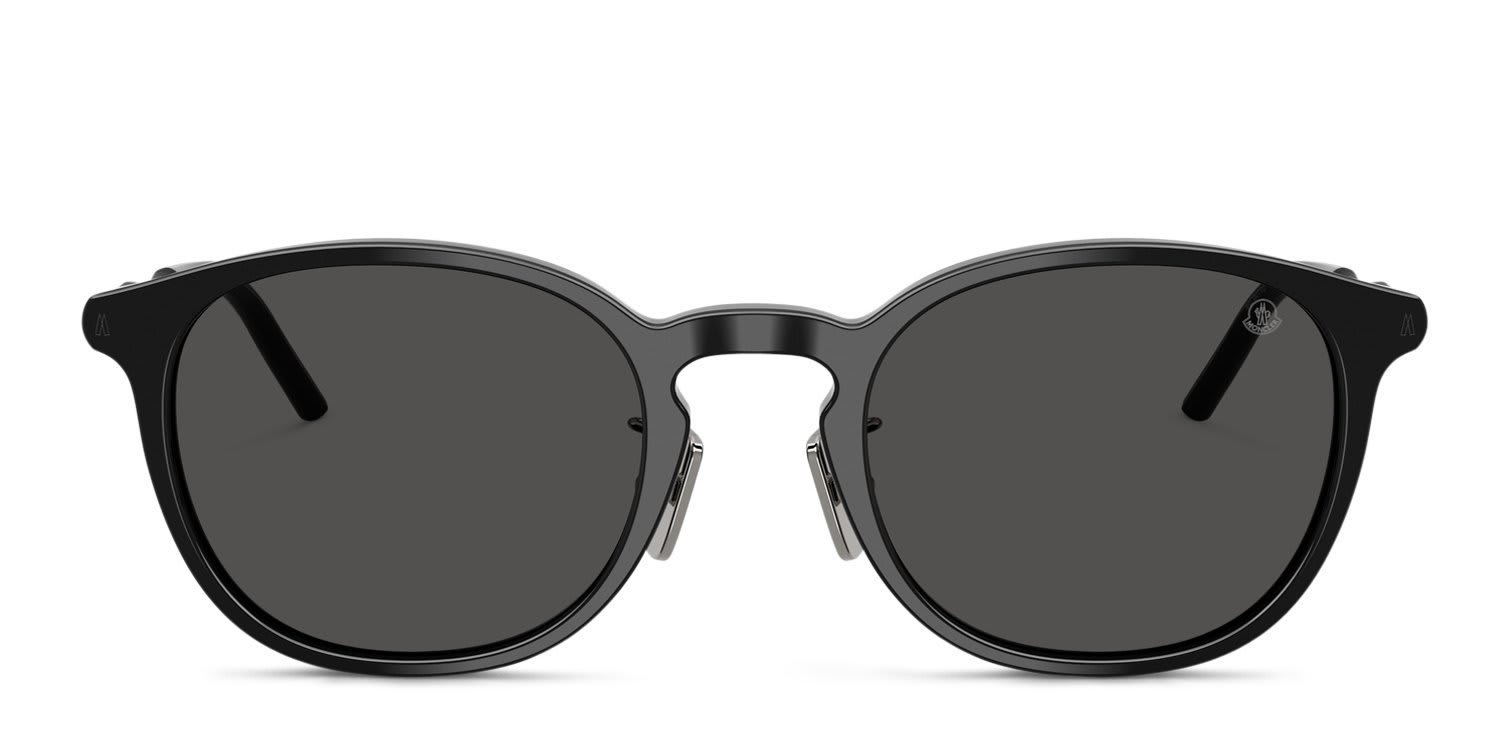 Moncler ME6011D Barbb Black, Gray glasses - Black / Gray - Frontal View