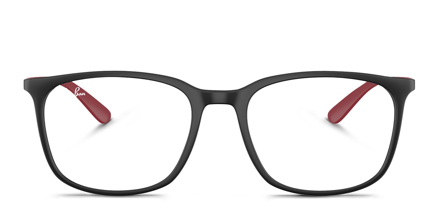Ray-Ban RX7199 Brown, Gray glasses - Brown / Gray - Frontal View