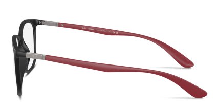 Ray-Ban RX7199 Brown, Gray glasses - Brown / Gray - Side View