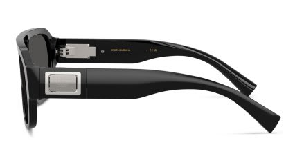 Dolce & Gabbana DG4506 Black, Gray glasses - Black / Gray - Side View