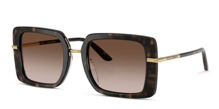 Dolce & Gabbana DG4491 Tortoise, White, Brown glasses - Brown / Tortoise - Angle View