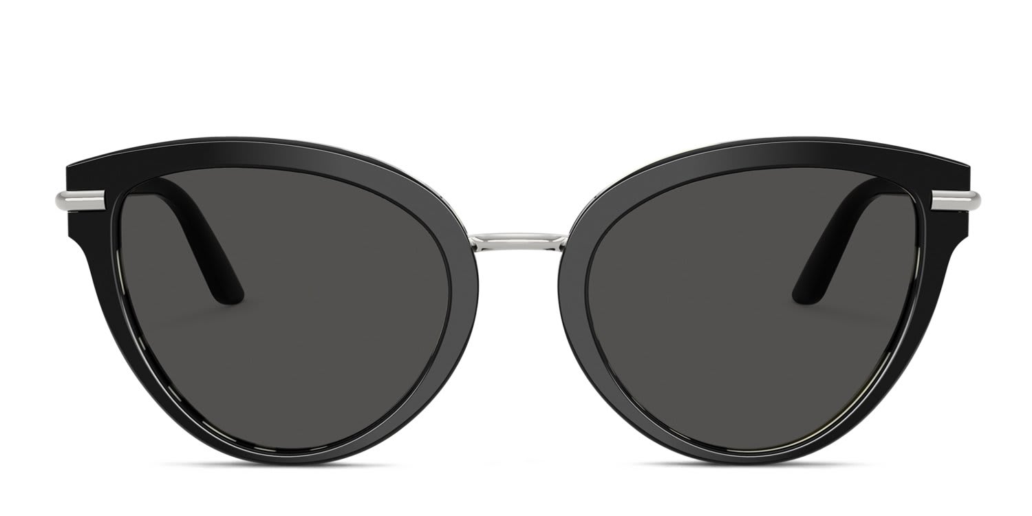 Dolce & Gabbana DG4492 Black, Gray glasses - Black / Gray - Frontal View