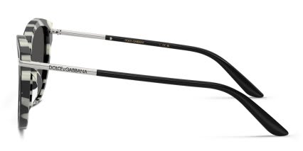 Dolce & Gabbana DG4492 Black, Gray glasses - Black / Gray - Side View
